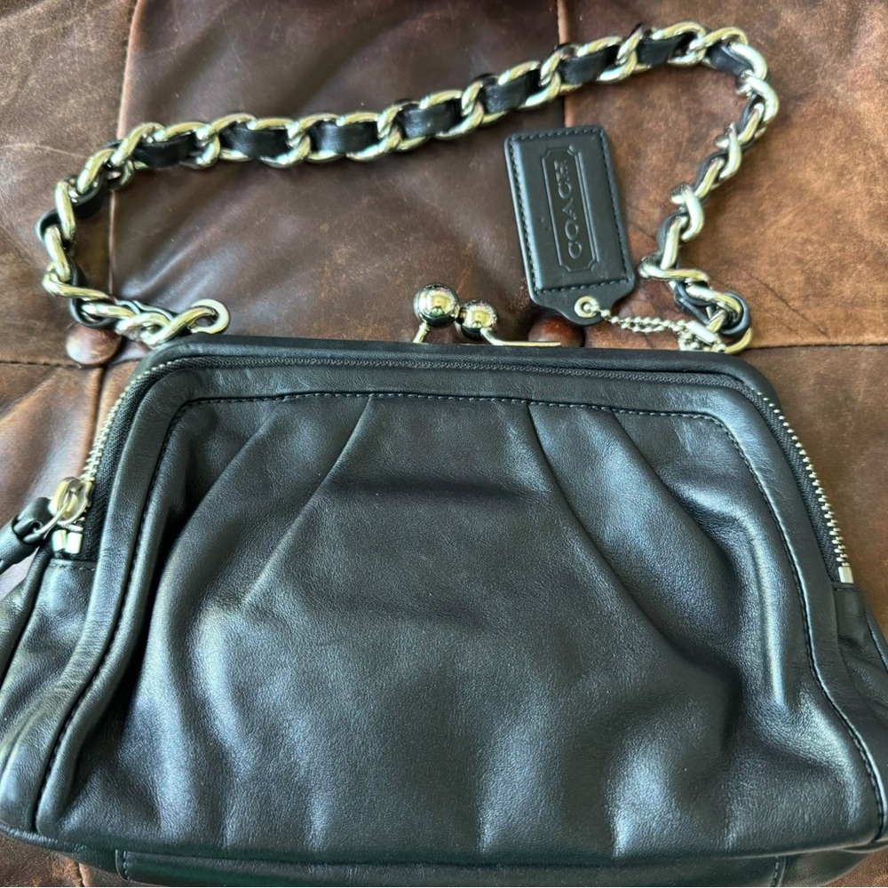 Coach Parker Kisslock Shoulder Bag